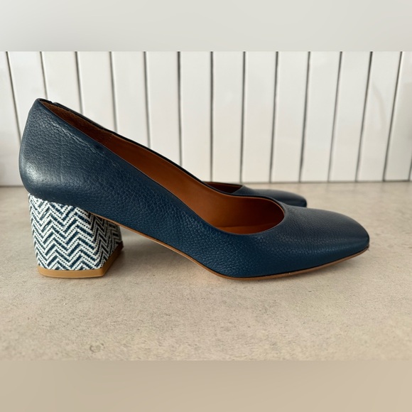 Zinda Colour Block Heel, 38, blue - Picture 4 of 5